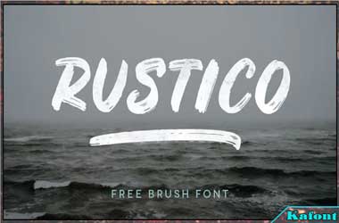 Rustico Bold Brush Font