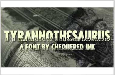 Tyrannothesaurus Font